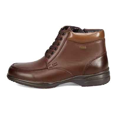 【GORE-TEX】 マドラスウォーク madras Walk 防水 防滑 4E ゴアテックスフットウェア 幅広カジュアルブーツ SPMW5478 BROWN 25.0